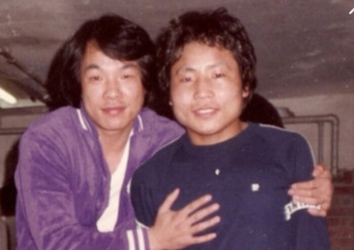 홍수환 챔프와 권철선수(우측)