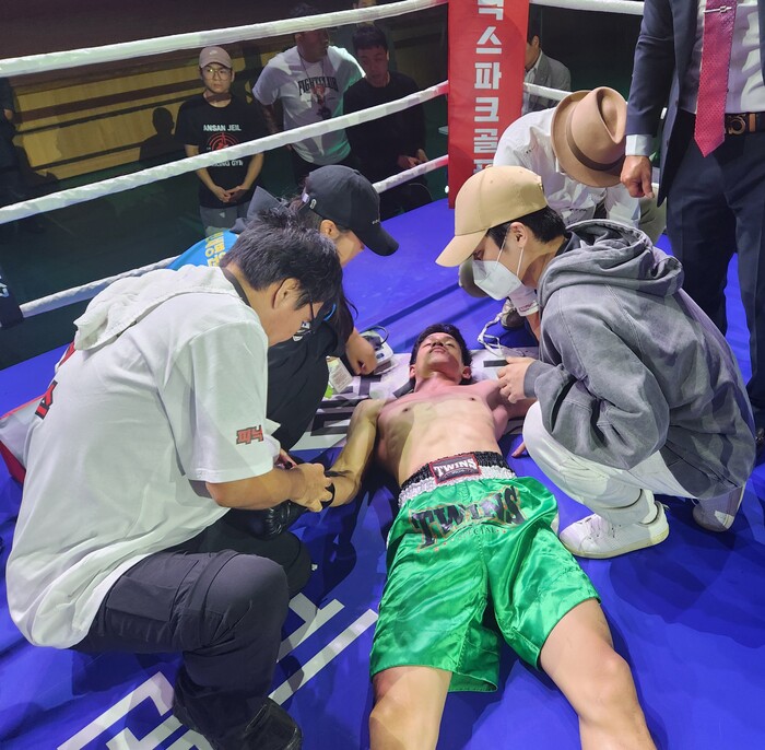 장민혁선수에게 KO패 당한 와치라삭선수