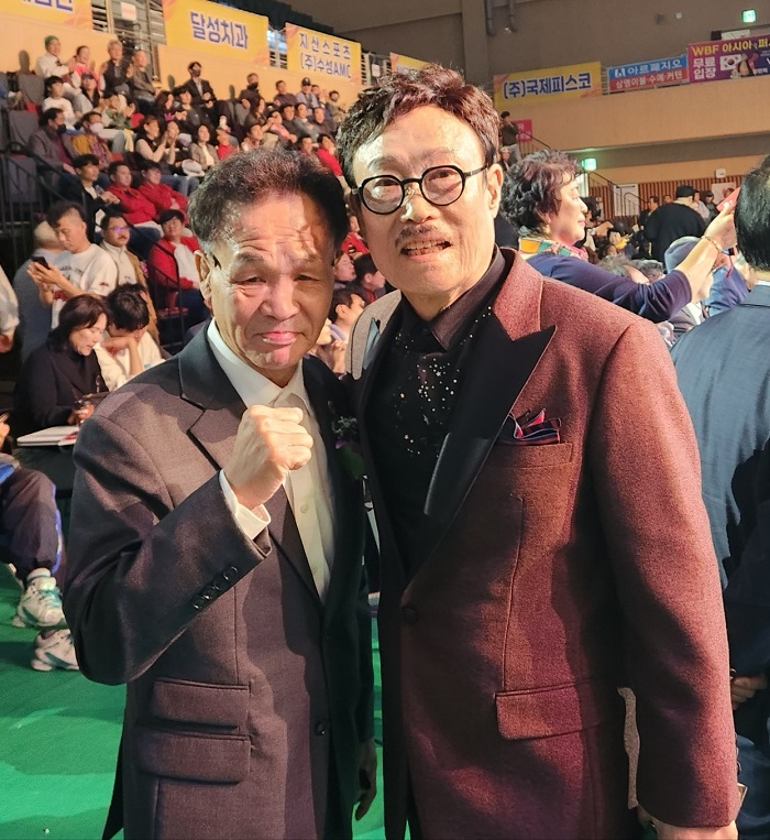 장정구챔프와 가수 김동아님