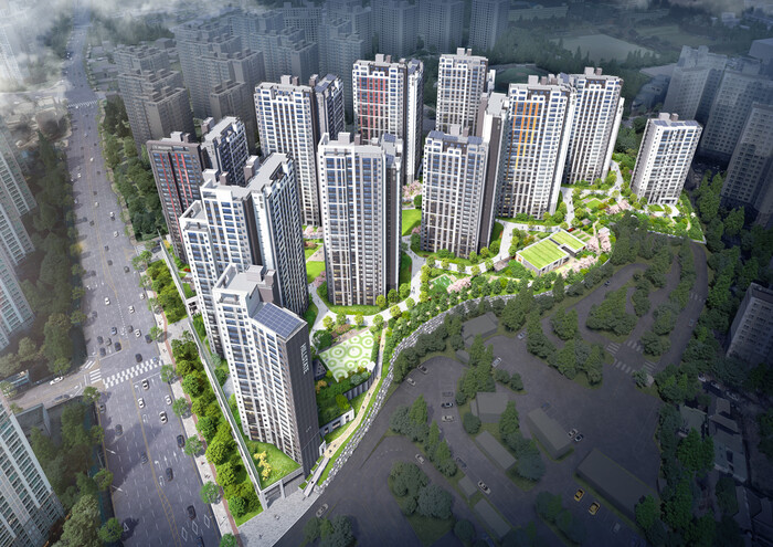 힐스테이트 두정역 조감도(사진=현대건설)