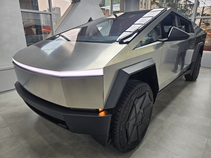 미국 정부 보조금 지금 대상에 오른 테슬라 사이버트럭. (사진=연합뉴스)