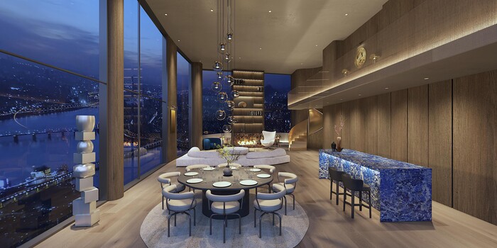 3개층으로 구성된 트리플렉스 펜트하우스 (사진=삼성물산)