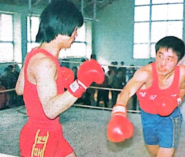 김종훈을 제압하는 안양출신 호계천(좌측)