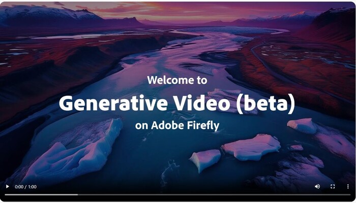 어도비 파이어플라이의 동영상 생성 화면(사진=어도비)