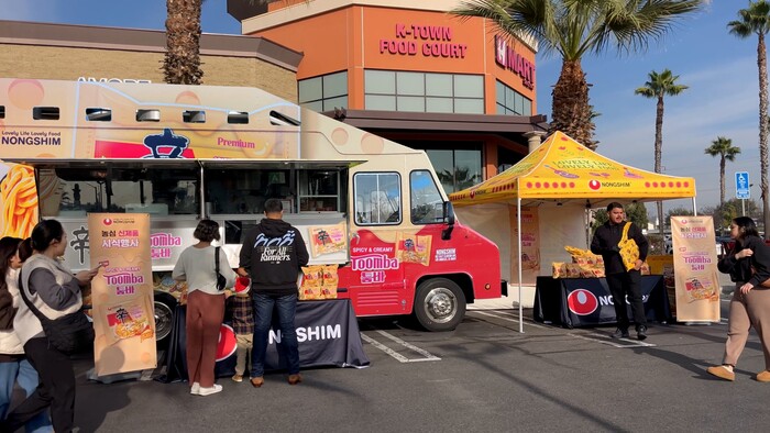 농심 신라면 툼바 미국 현지 푸드트럭 이벤트 사진 (사진=농심)