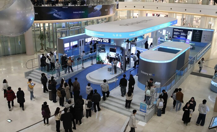 서울 영등포구 타임스퀘어 ‘갤럭시 스튜디오’ 전경. (사진=삼성전자 제공)