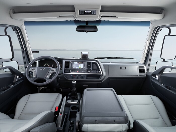 2025 더 뉴 마이티 실내 모습. (사진=현대차 제공)