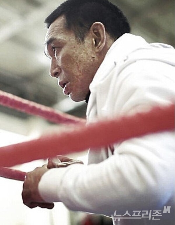 대천고 복싱강사로 활약할 당시의 박현성