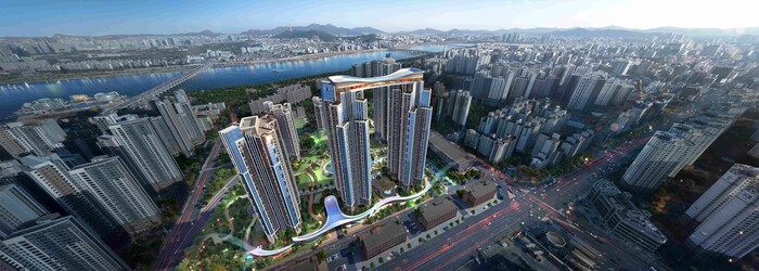 래미안 헤리븐 반포 조감도 (사진=삼성물산)