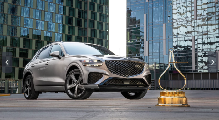 모터트렌드에 실린 제네시스 GV70 사진. (사진=모터트렌드 홈페이지 갈무리)