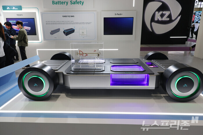 액침냉각기술이 적용된 장치가 차체에 적용된 모습. (사진=이정우)