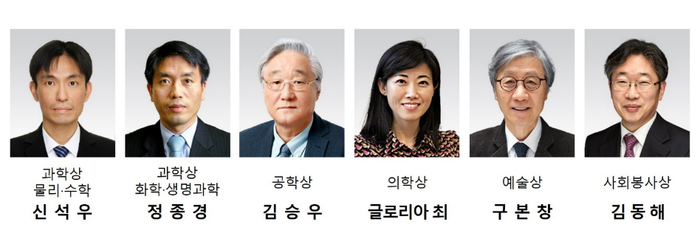 2025 삼성호암상 수상자들. (사진=호암재단 제공)