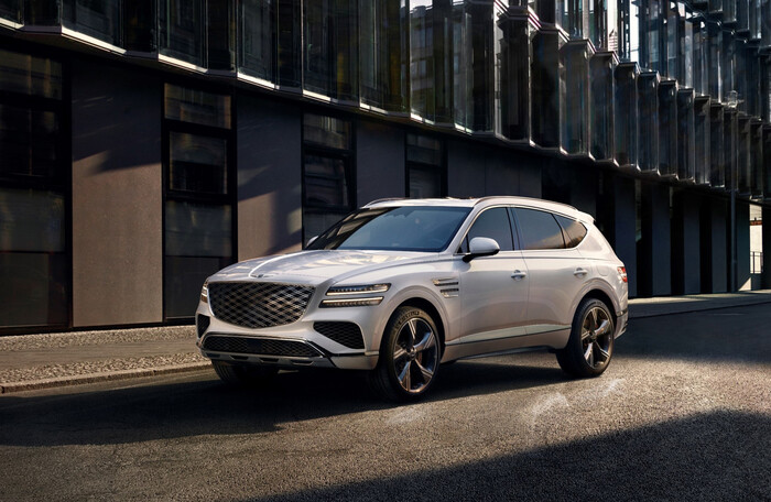 제네시스 GV80 주행 모습. (사진=현대차 제공)