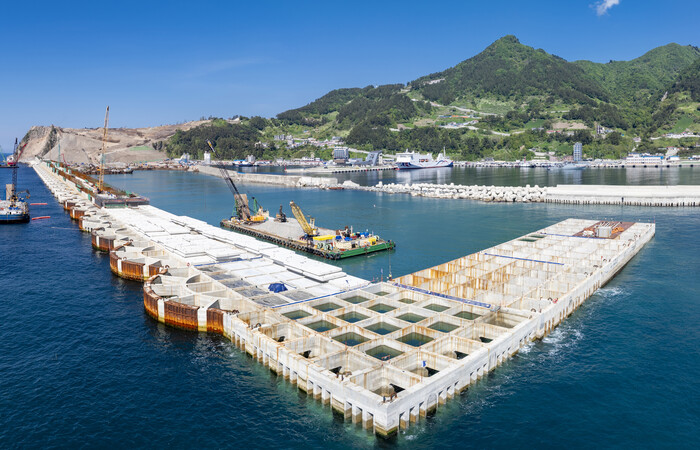 울릉공항 건설 현장 모습. (사진=연합뉴스)