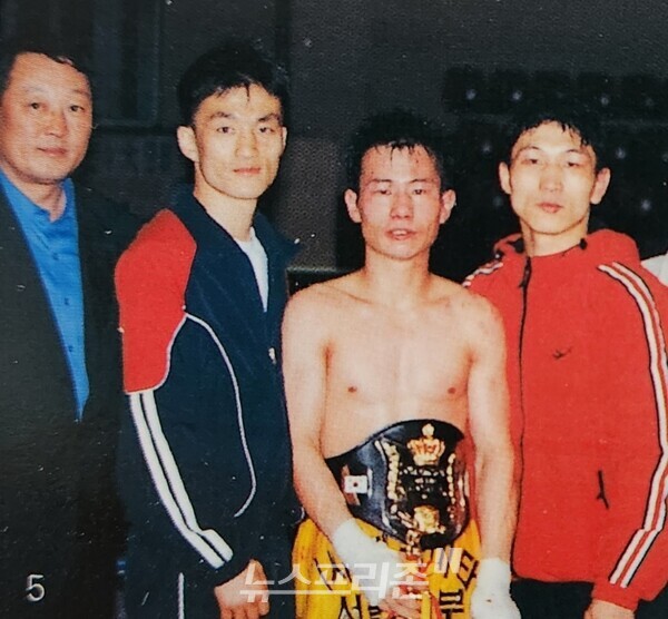 박동안 국제심판(왼쪽부터), 조용인, 신동길, 이근식.