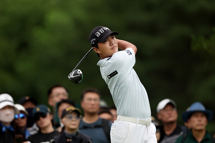 옥태훈 선수모습. 사진 제공=KPGA
