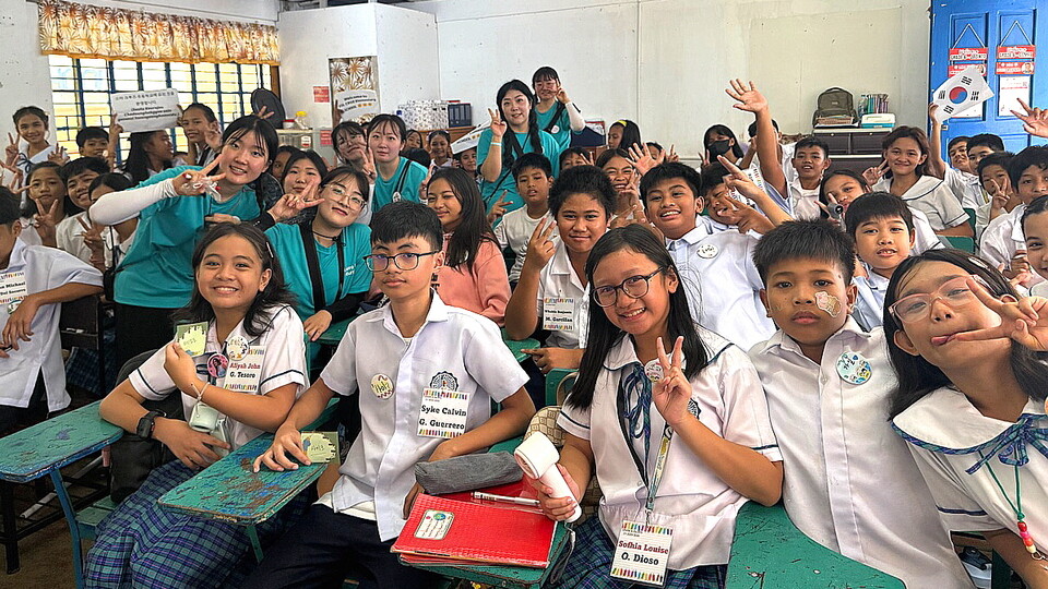 필리핀 봉사활동 모습(사진=호서대학교).