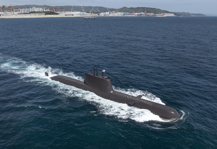HD현대중공업이 건조해 지난 2016년 대한민국 해군에 인도한 장보고-Ⅱ(214급) 잠수함 ‘윤봉길함’. (사진=HD현대중공업 제공)