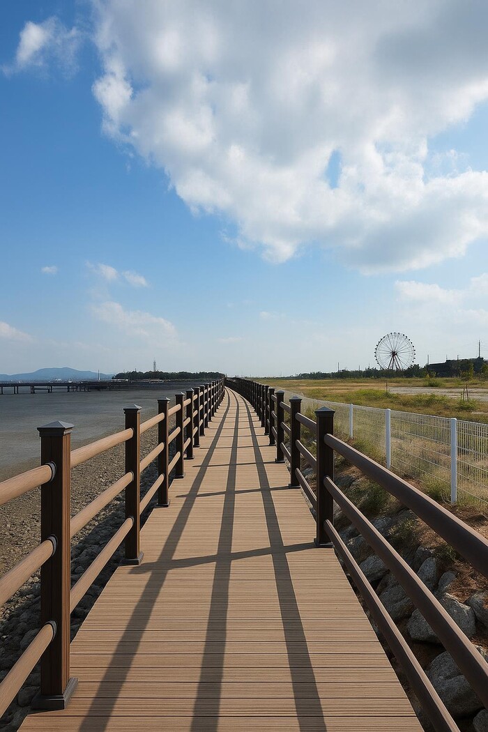 삽교호~음섬포구 해안둘레길 경관.(사진=당진시청)