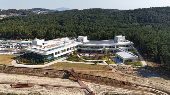 개관식을 앞둔 태안해양치유센터 전경.(사진=태안군청)