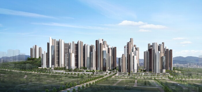 힐스테이트 광명11(가칭) 조감도. (사진=현대건설 제공)