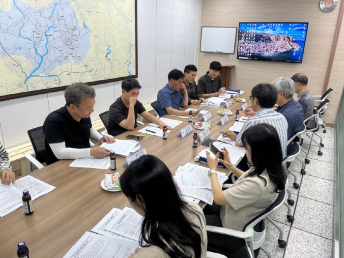 원인자부담금 소송 대응회의 장면(사진=광주광역시)