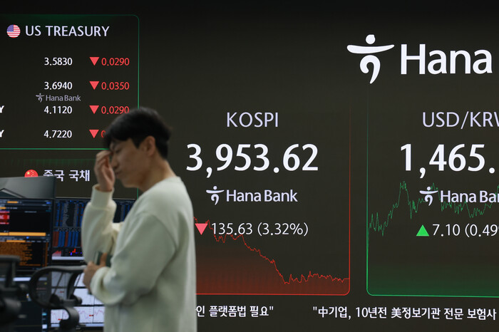 하나은행 딜링룸 (사진=연합뉴스)