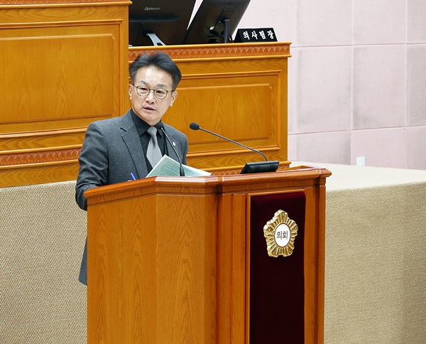 안양시의회 김주석 의원, 부실한 공유재산 관리실태 지적 및 자산관리 관점으로 공유재산 정책 전환 제안 (사진=안양시의회)