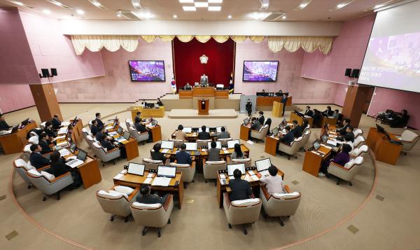 안양시의회 본회의 모습 (사진=안양시의회)