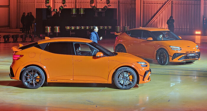 제네시스 GV60 마그마의 외관 모습. (사진=연합뉴스)