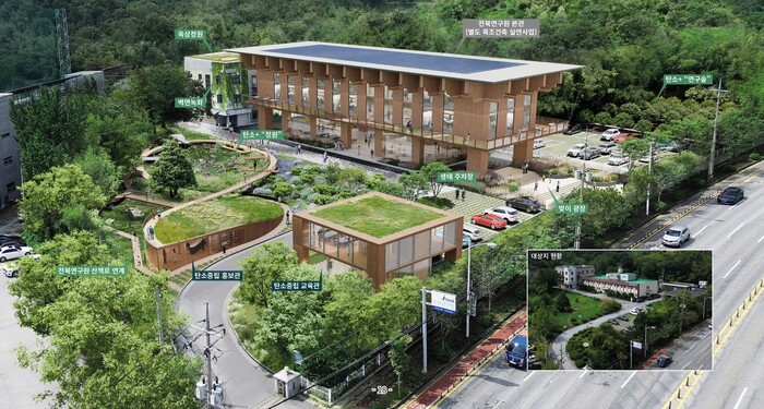 전북특별자치도, 도심형 탄소 플러스 복합공간 조성사업 공모 선정된 조감도(사진=전북도청)