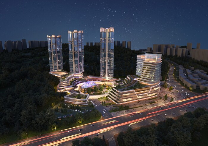 고대의료원 컨소시움의 '동탄2신도시 내 종합병원 패키지형 개발사업' 예상 조감도(자료=고대의료원)