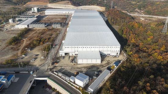 아진산업㈜ 공사현장 모습.(사진=경산시)