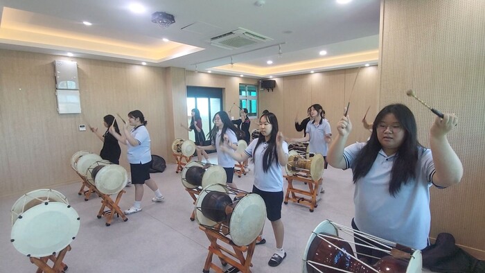 연무여자중학교 특기적성 방과후.(사진=충남교육청)