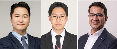 (왼쪽부터) 노태우 교수, 김정근 석사과정생, Murad Ali 교수(사진=한양대)