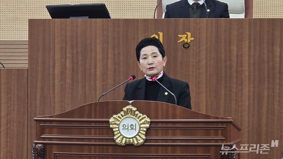 아산시의회 이기애 의원(사진=김형태 기자).