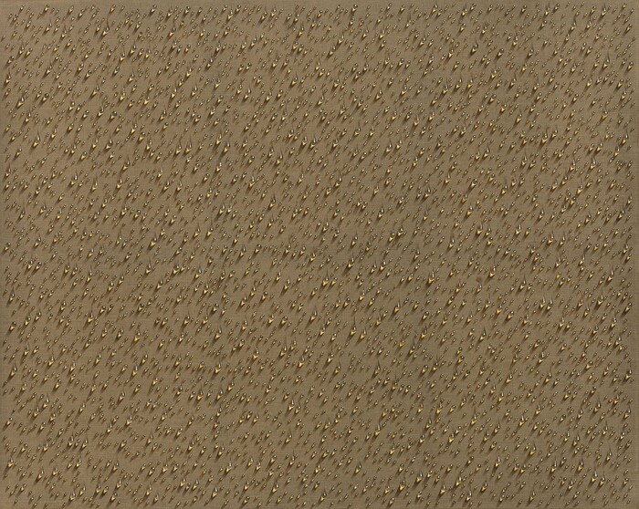 김창열, 물방울 No.2M, 1978, 캔버스에 유채, 152 x 191cm ⓒ이미지 글로벌세아 아트스페이스 제공