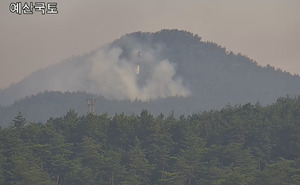 충남 <b>서산</b>서 산불...1시간 24분만에 진화