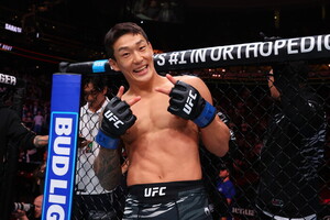 <b>유주상</b>, UFC <b>데뷔전 KO승</b>..."톱 15안에 진입할 것"