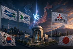 두산·HD현대 vs 미쓰비시, 막 오른 SMR '한일 주도권 싸움' - 뉴스 썸네일 이미지