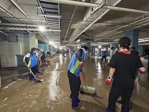 신한은행, <b>거제·통영 수해</b>복구 도와